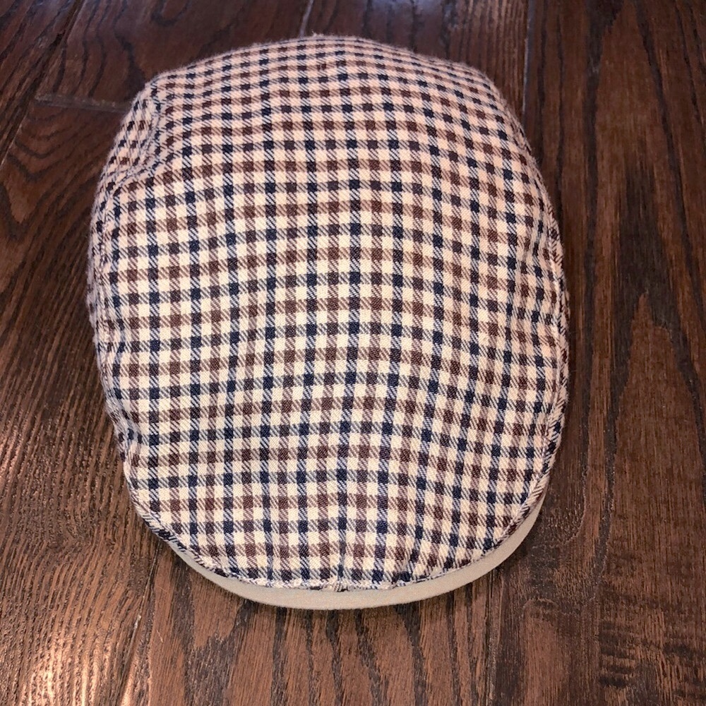 Cremieux checkered paperboy hat size large/XLarge